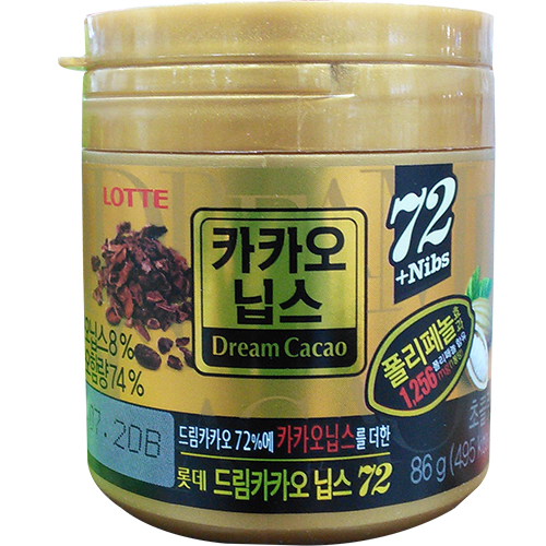롯데 드림카카오 닙스 72 86g
