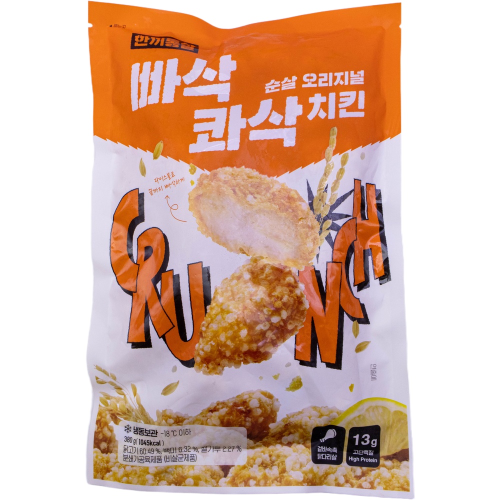 이그니스 한끼통살 빠삭 콰삭 치킨 순살 오리지널 380g