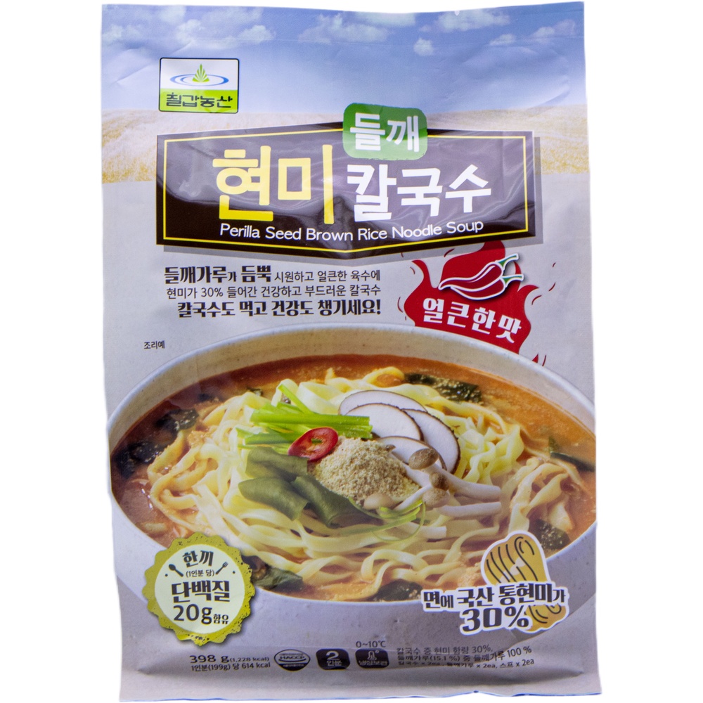 칠갑농산 들깨 현미칼국수 398g