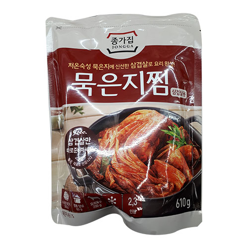 종가집 묵은지찜 삼겹살용 610g