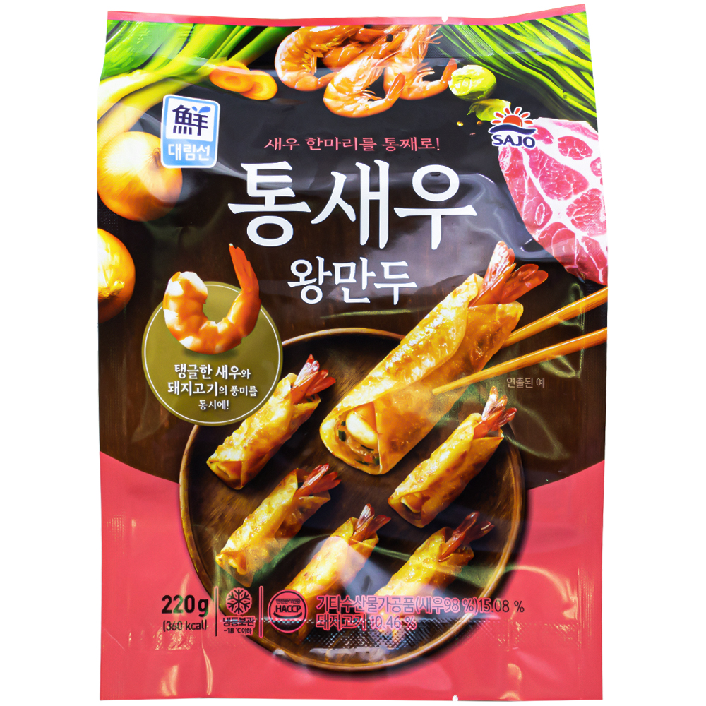 사조 대림선 통새우왕만두 220g