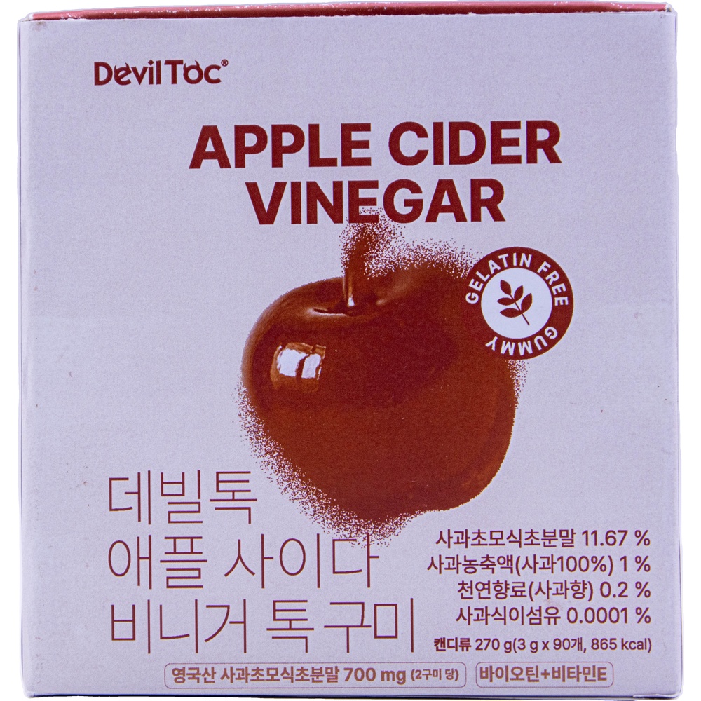 팜스빌 데빌톡 애플 사이다 비니거 톡구미 3g