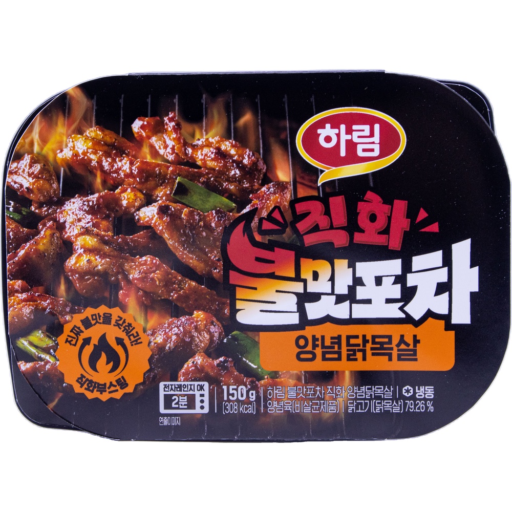 하림 직화 불맛포차 양념닭목살 150g