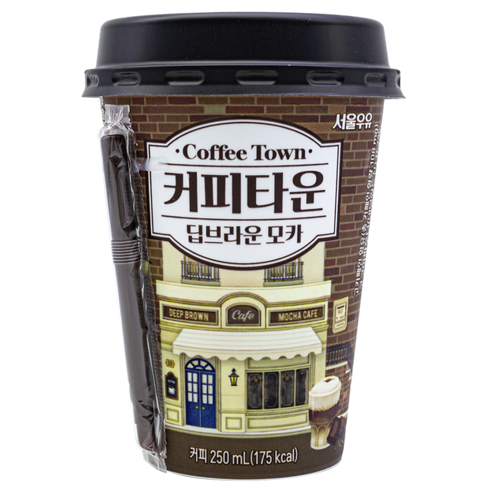 서울우유 커피타운 딥브라운 모카 250mL