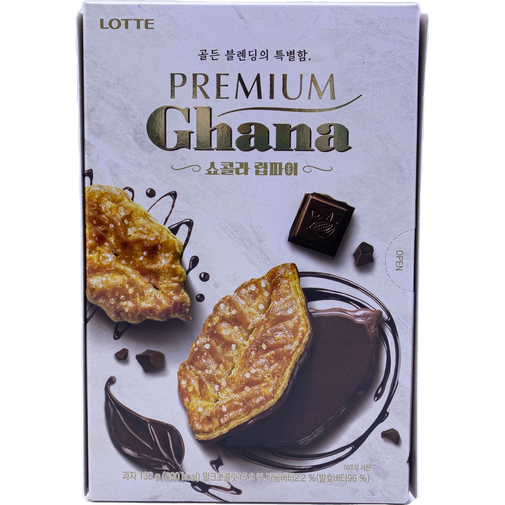 롯데 프리미엄 가나 쇼콜라 립파이 11g