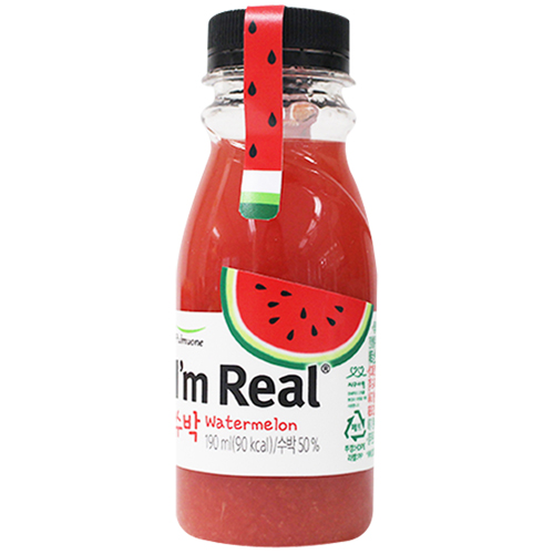 풀무원 아임리얼 수박 190ml
