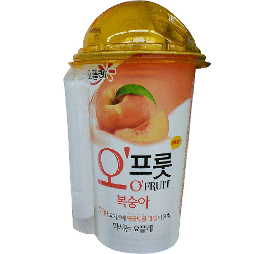 빙그레 요플레 오프룻 복숭아 180ml