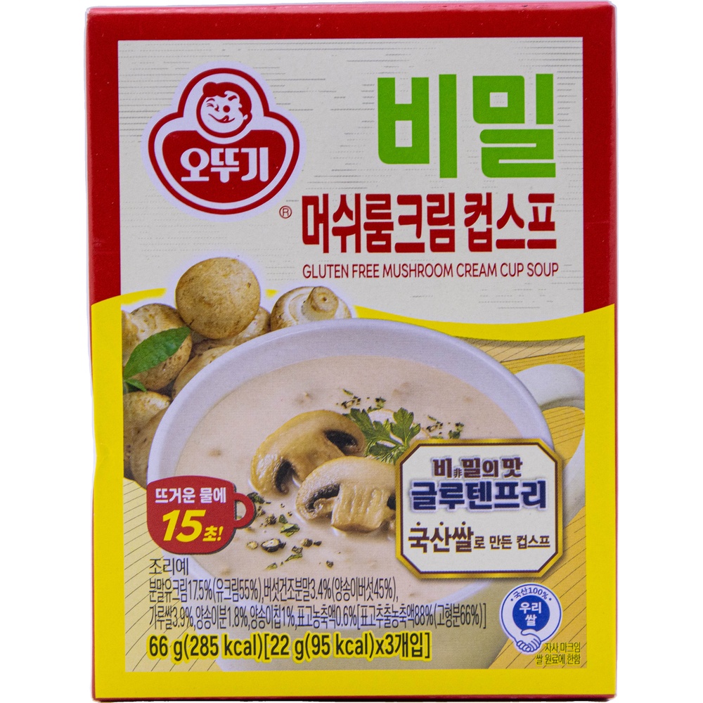 오뚜기 비밀 머쉬룸크림 컵스프 22g