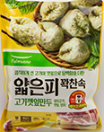 풀무원 얇은피 꽉찬속 고기깻잎만두 400g