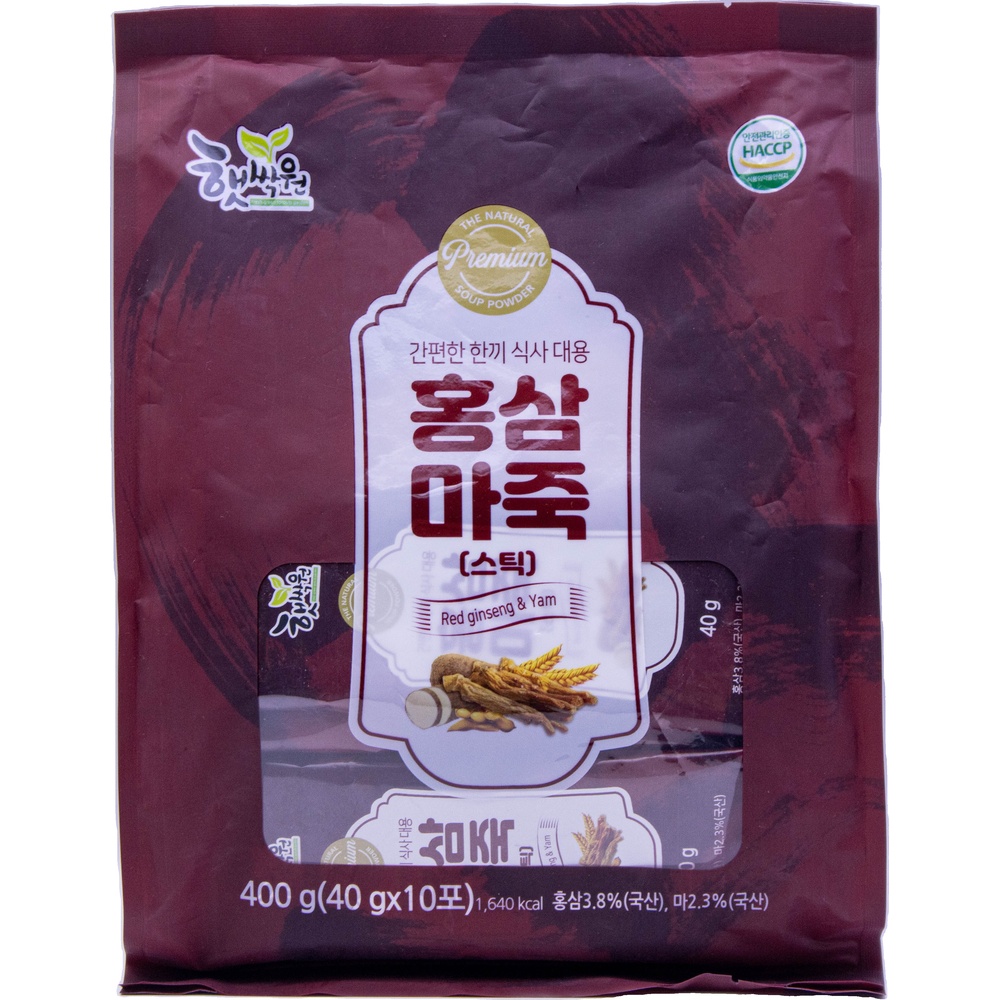 김포맥아식품 햇싹원 홍삼마죽 스틱 40g