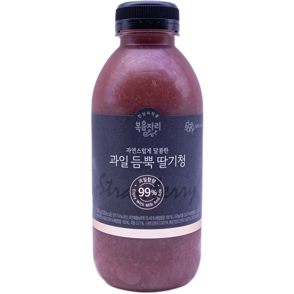 대상다이브스 복음자리 과일 듬뿍 딸기청 580g