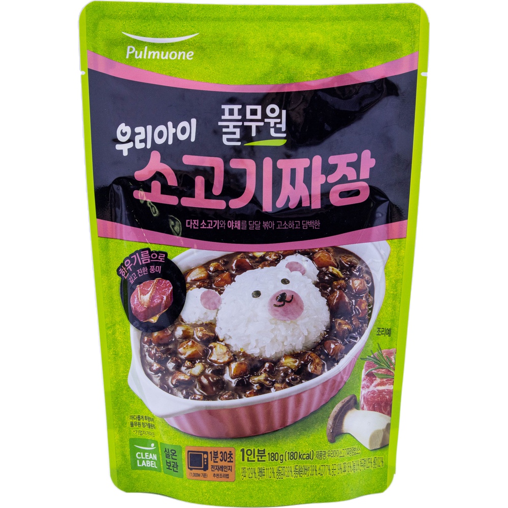 풀무원 우리아이 소고기짜장 180g