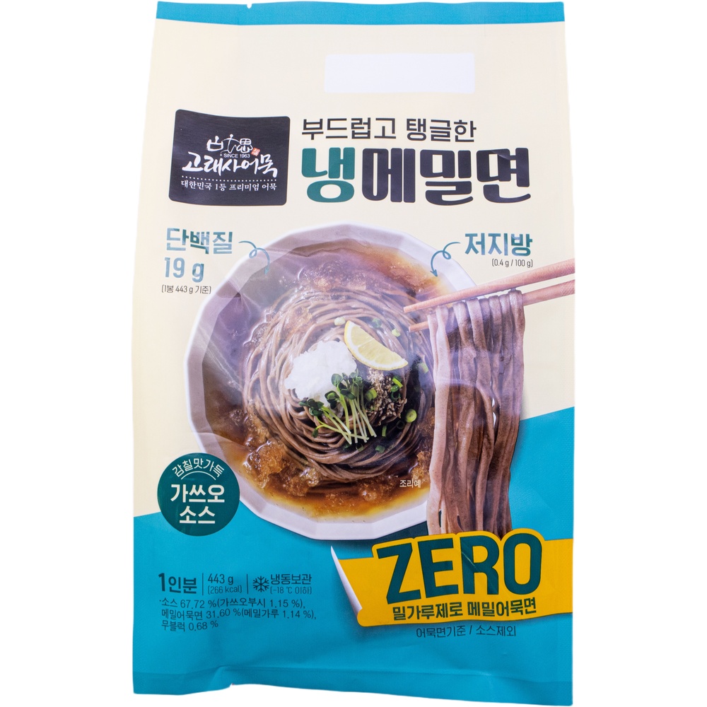 고래사어묵 냉메밀면 443g