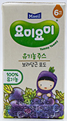 매일 요미요미 유기농주스 보라당근 포도 125ml