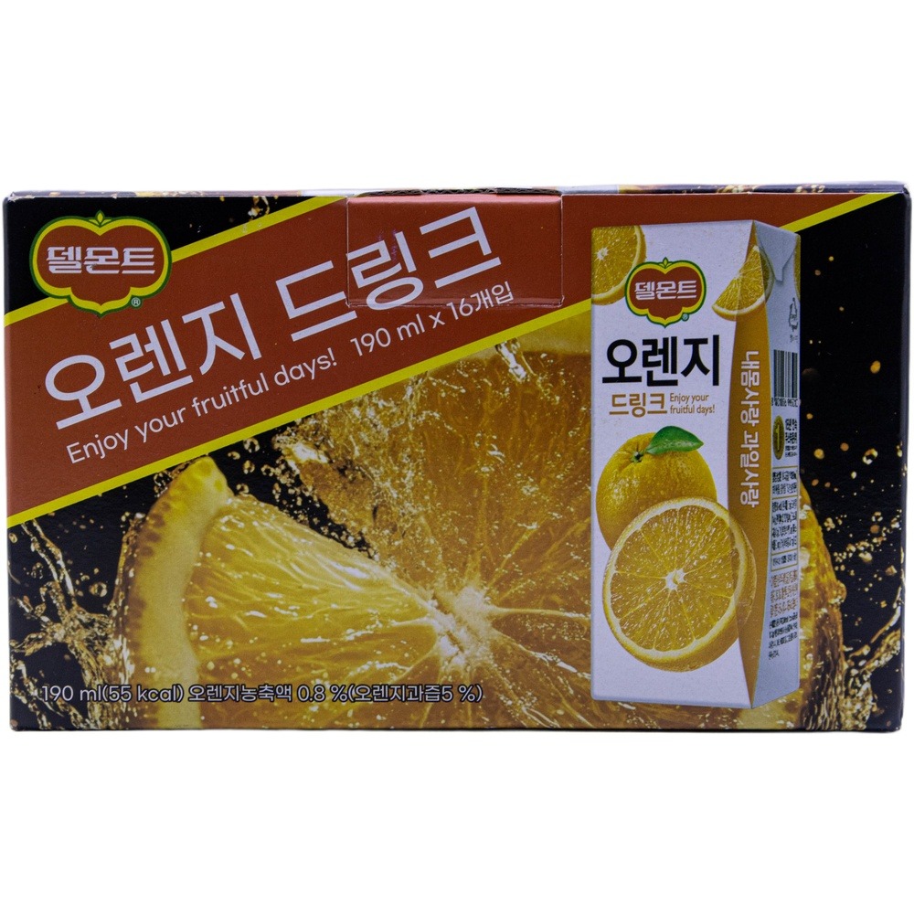 롯데 오렌지 드링크 190mL