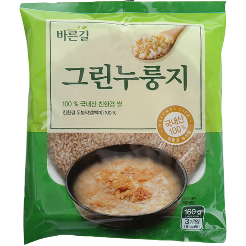 바른길 그린 누룽지 160g