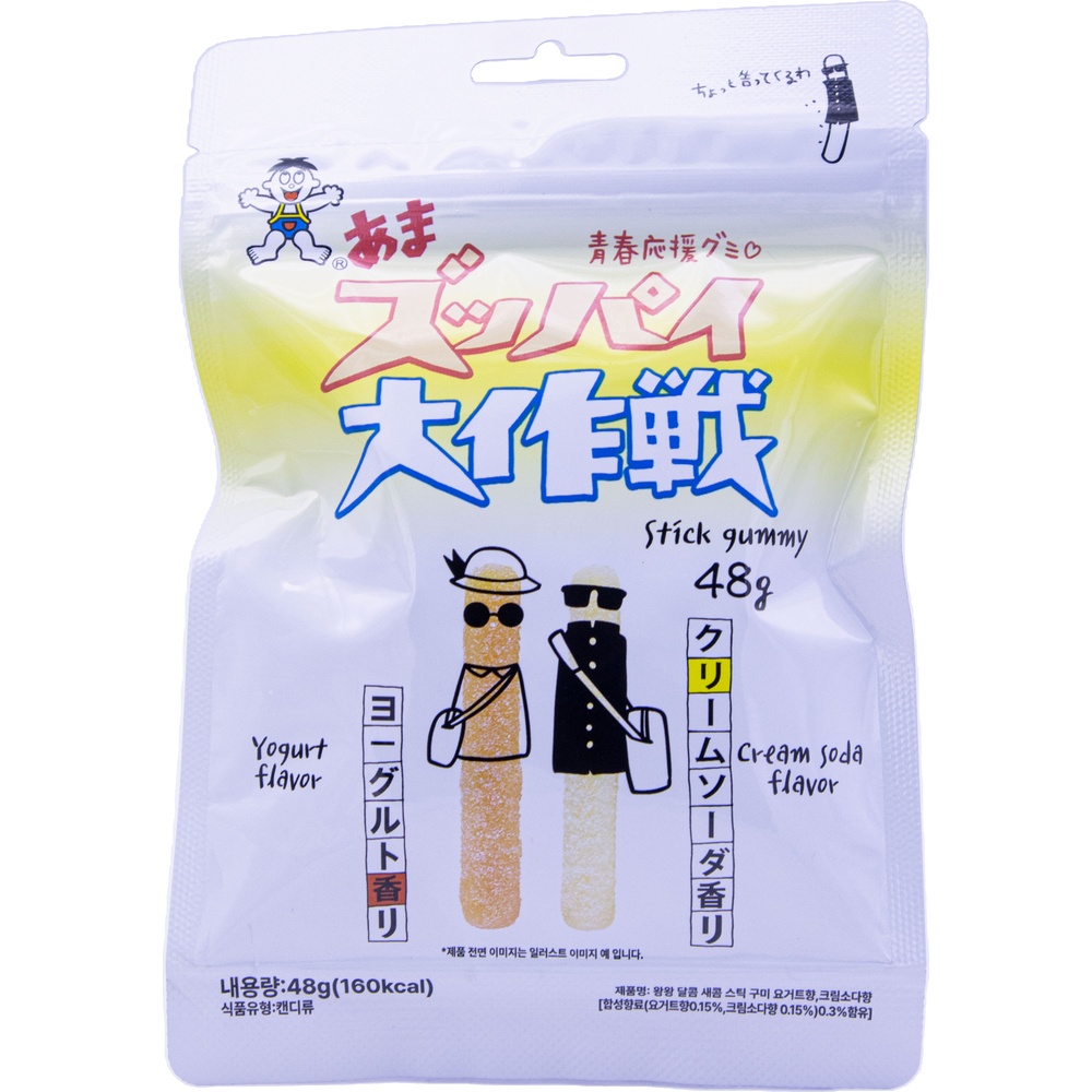 왕왕 스틱 구미 요거트향 크림소다향 48g
