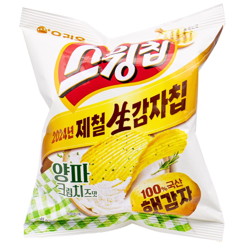 오리온 스윙칩 양파크림치즈맛 45g