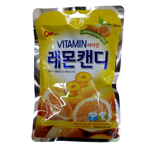청우 비타민 레몬캔디 100g