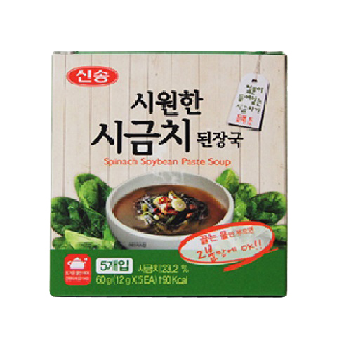 신송 시원한 시금치 된장국 50g