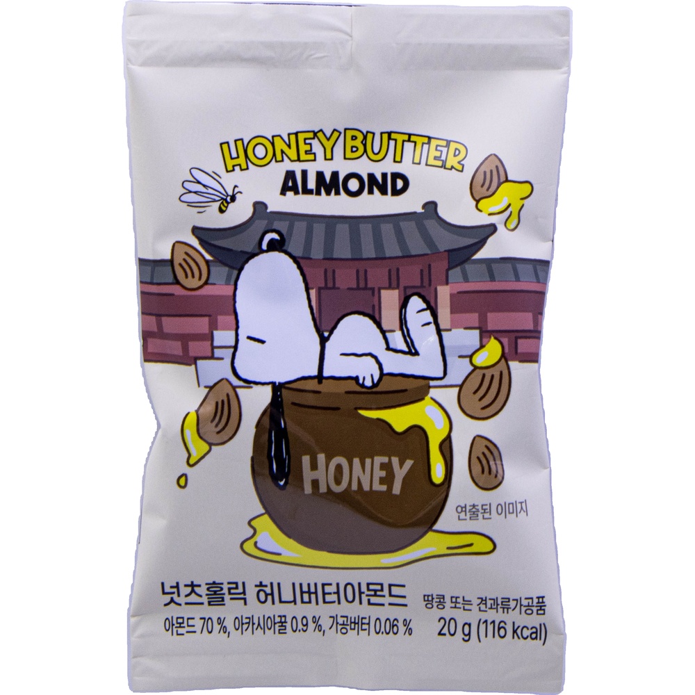 선명농수산 피너츠 넛츠홀릭 허니버터아몬드 20g
