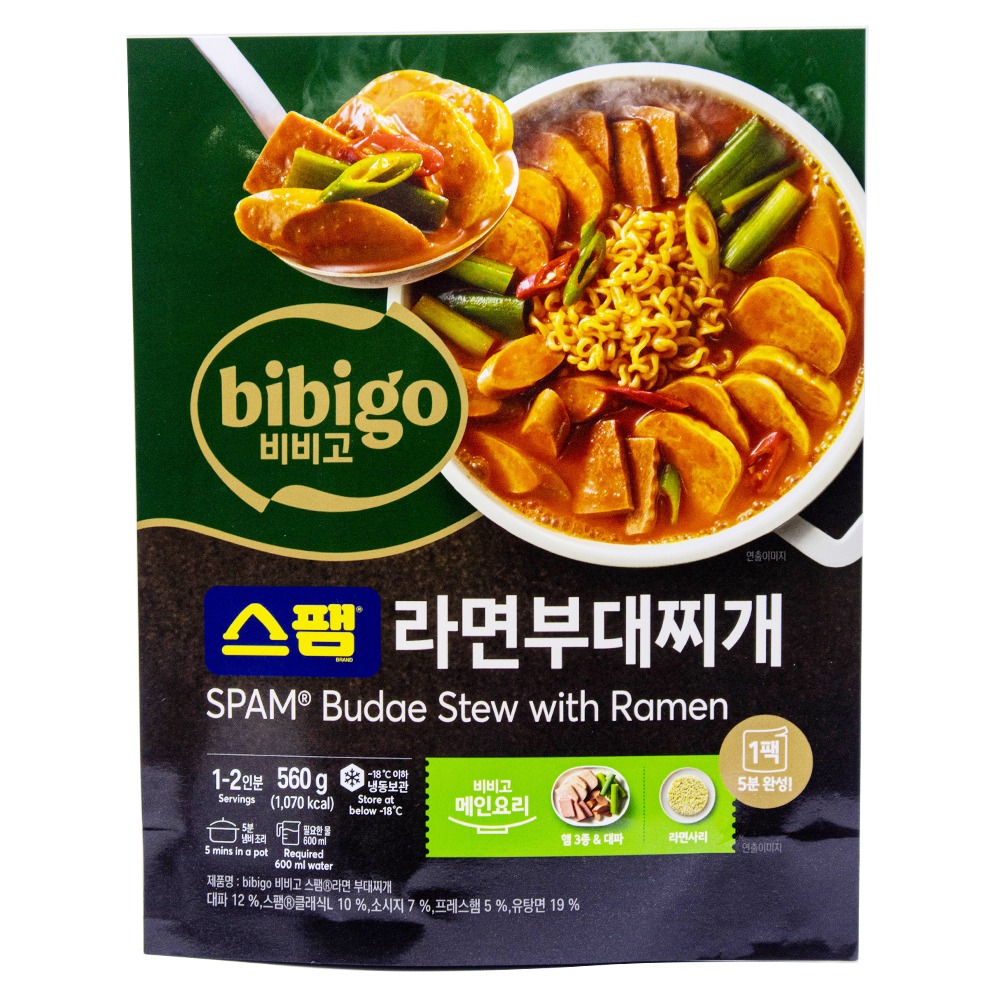 CJ 비비고 스팸 라면 부대찌개 560g