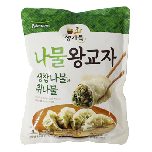 풀무원 생가득 나물왕교자 생참나물 취나물 420g