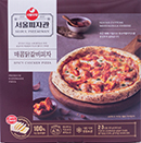 서울우유 서울피자관 매콤닭갈비피자 420g