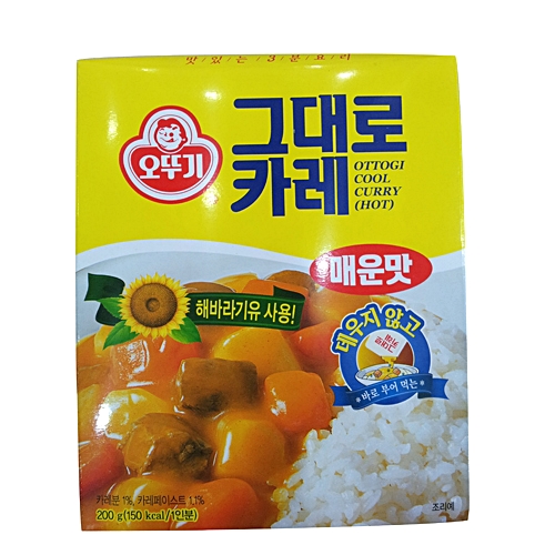 오뚜기 그대로카레 매운맛 200g