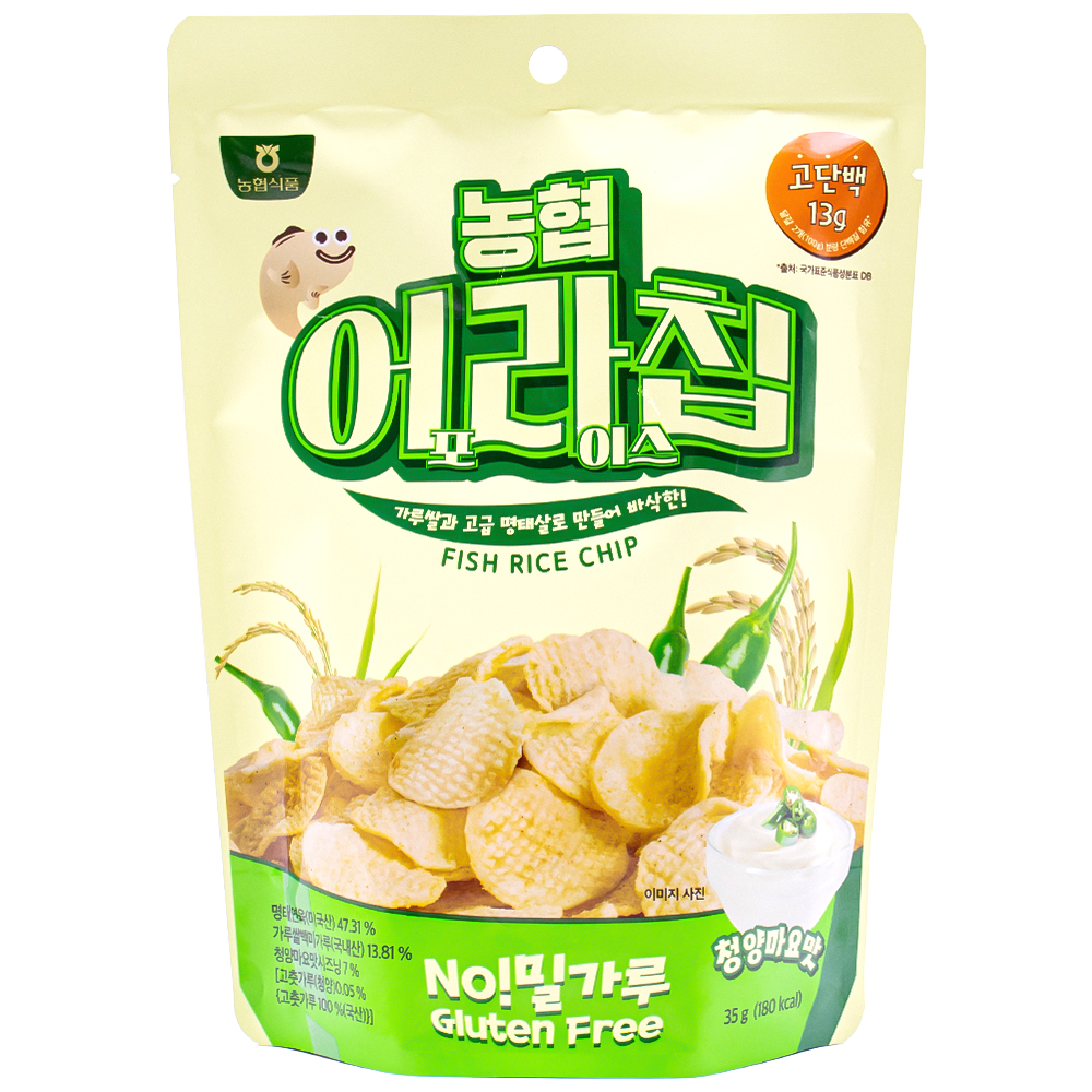 농협 어포라이스칩 청양마요맛 35g