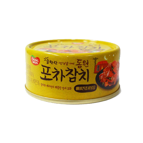 동원 포차참치 베이컨김치볶음 100g