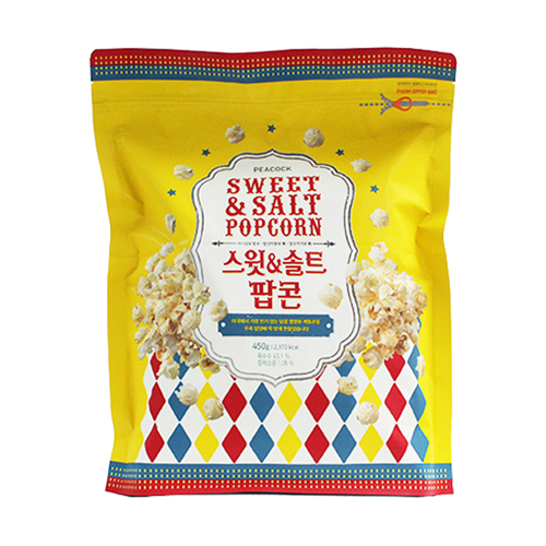 피코크 스윗&솔트 팝콘 450g