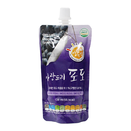 아람농장 아람드리 포도 138ml