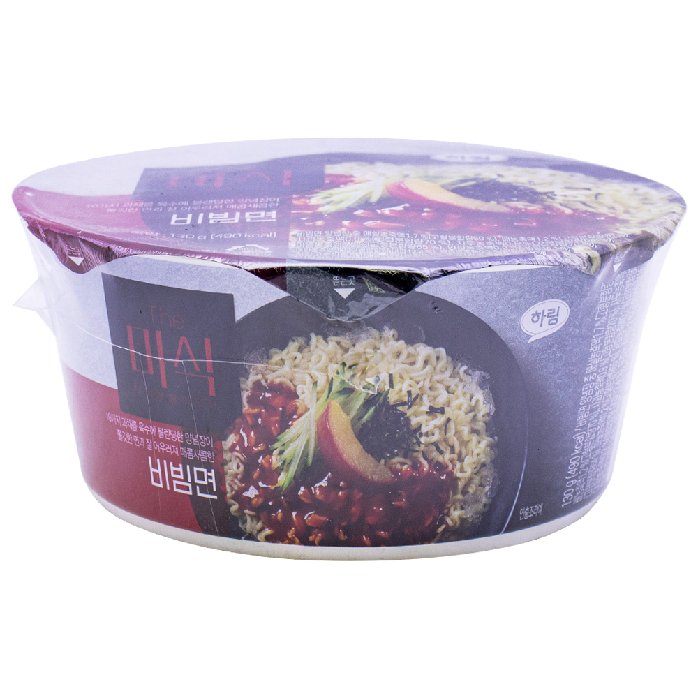 하림 더 미식 비빔면 컵 130g