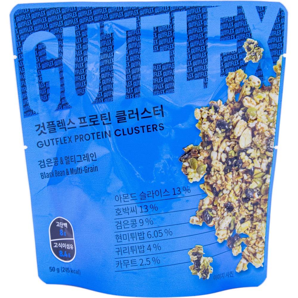 애디드바이옴 것플렉스 프로틴 클러스터 검은콩 멀티그레인 50g