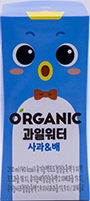 롯데 오가닉 과일워터 사과&배 200ml