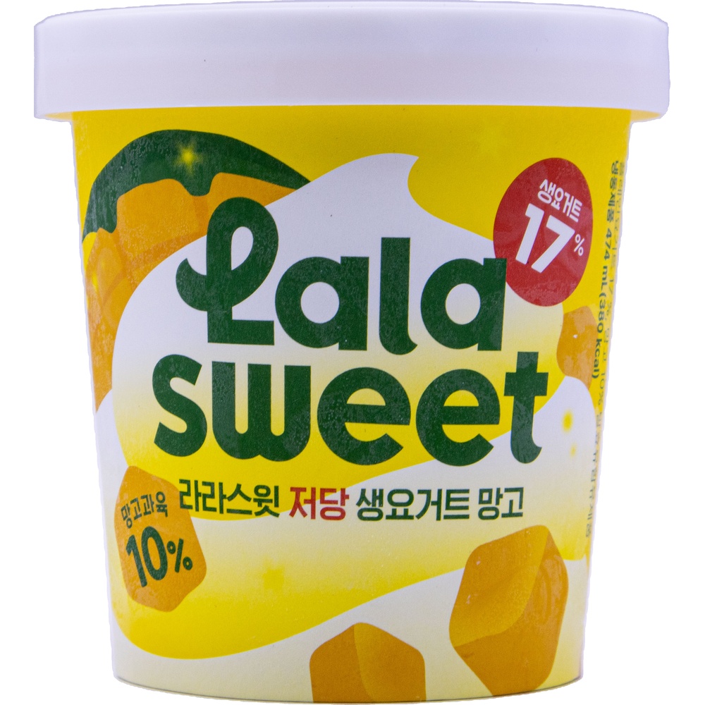 라라스윗 저당 생요거트 망고 474mL