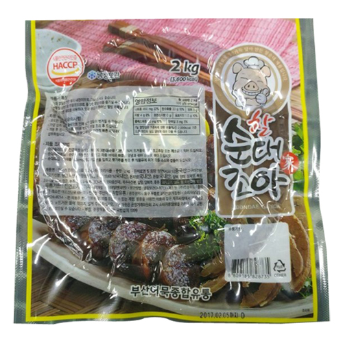 부산어묵종합유통 찰 순대가 조아 2kg