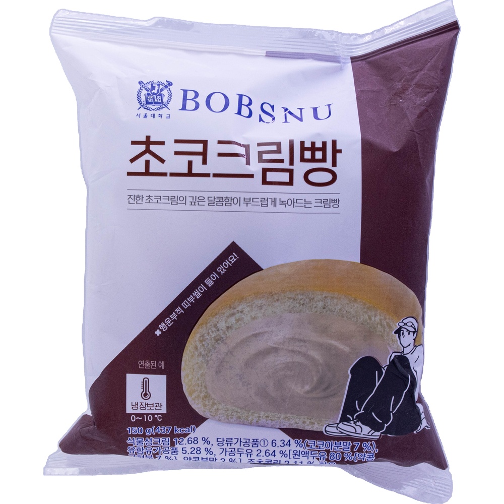 밥스누 초코크림빵 150g