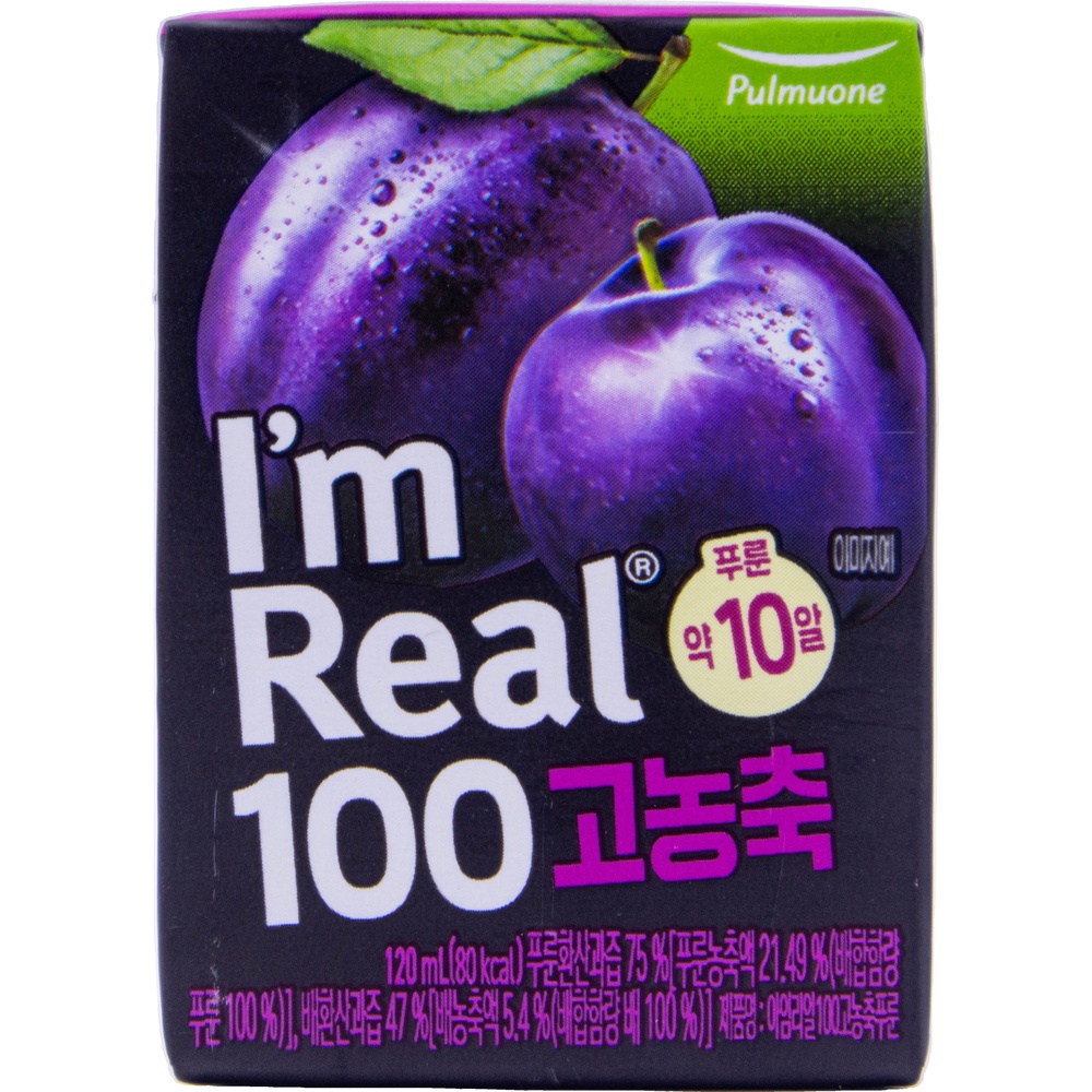 풀무원 아임리얼 100 고농축 푸룬 120mL