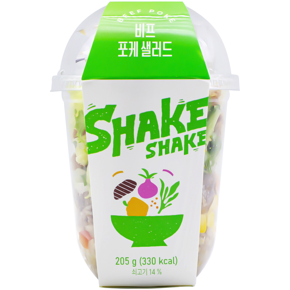 프라임쉐프 쉐이크 비프 포케 샐러드 205g