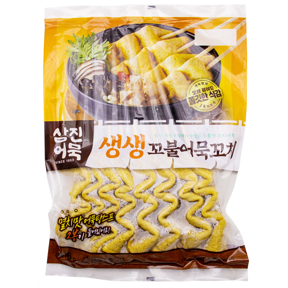 삼진어묵 생생꼬불어묵꼬치 416g