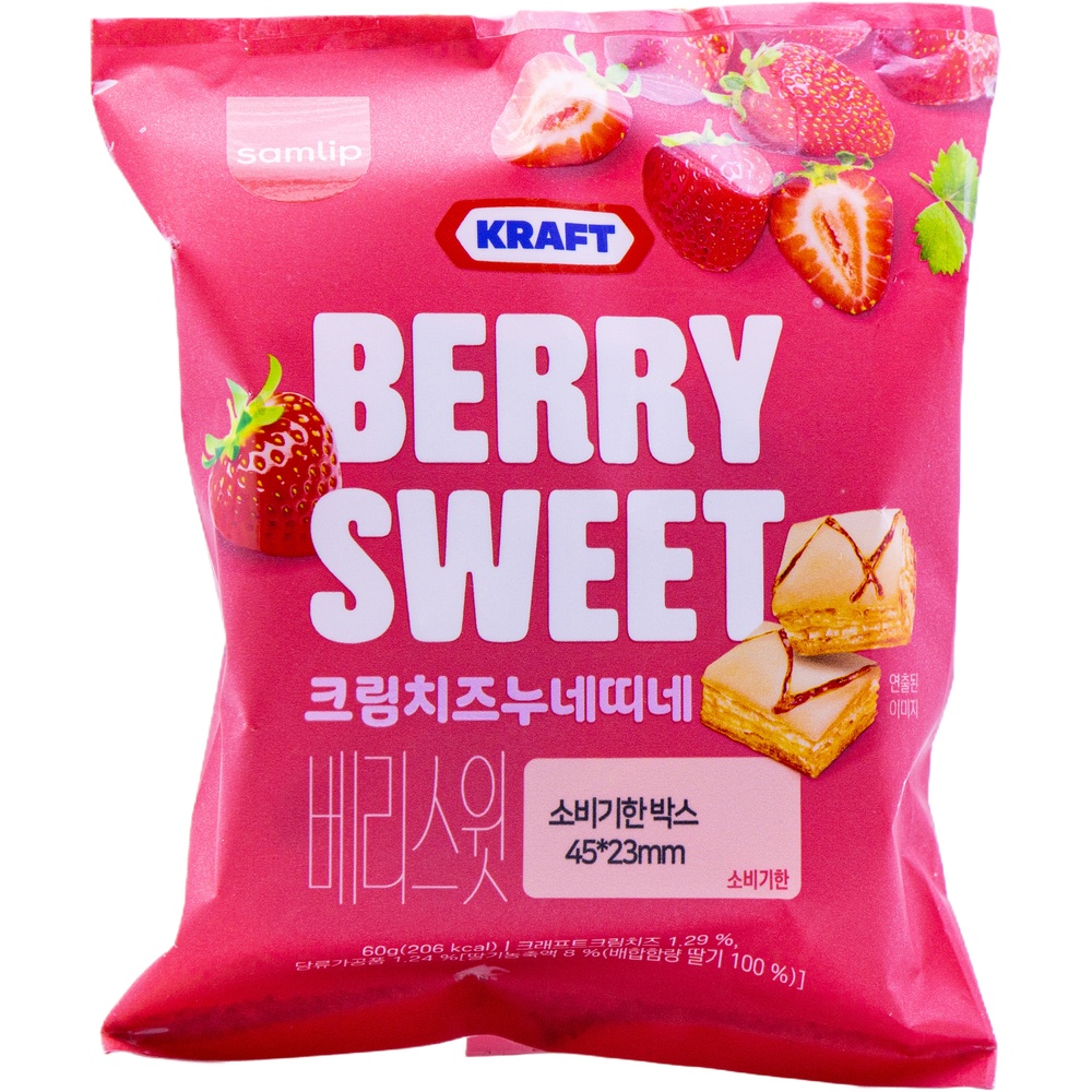 삼립 크림치즈 누네띠네 베리스윗 60g