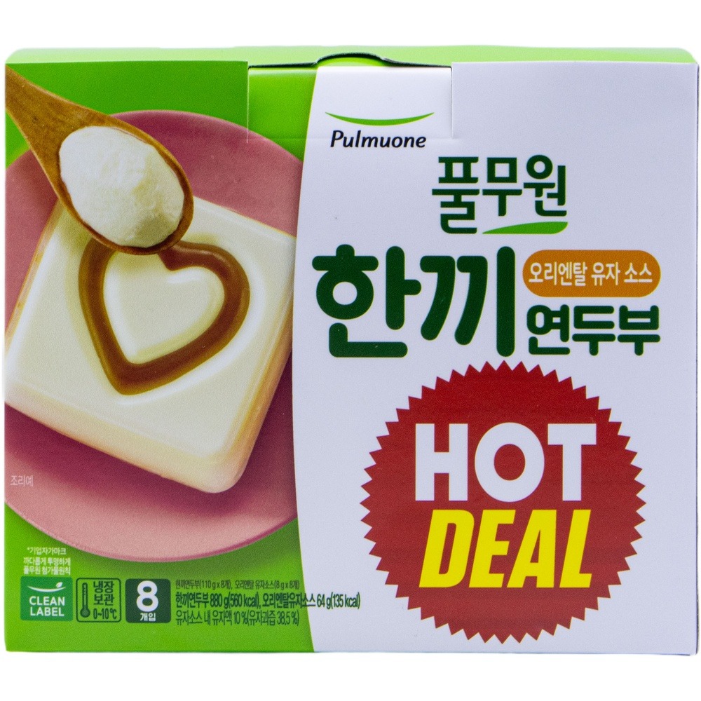 풀무원 한끼 연두부 오리엔탈 유자 소스 118g