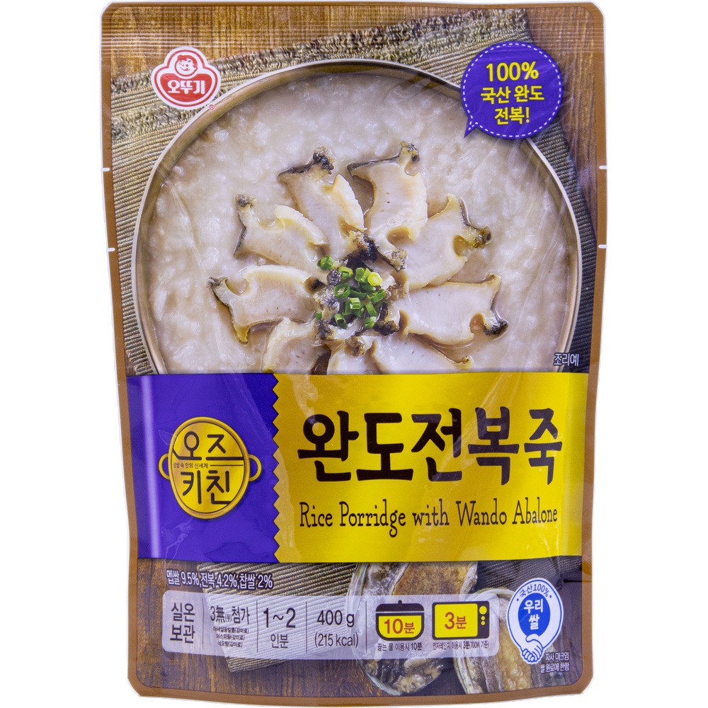 오뚜기 오즈키친 완도전복죽 400g