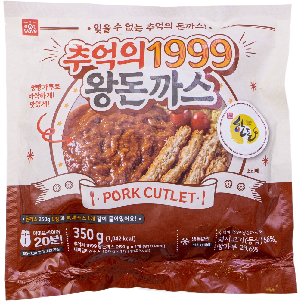 잇웨이브 한돈 추억의 1999 왕돈까스 350g