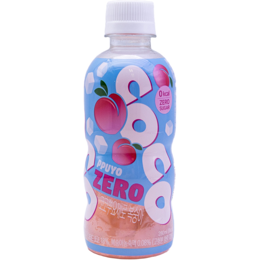 팔도 코코뿌요 제로 복숭아 280mL