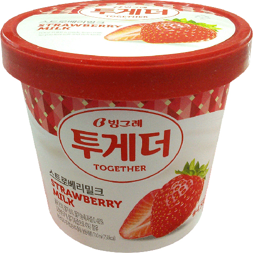 빙그레 투게더 스트로베리밀크 710ml