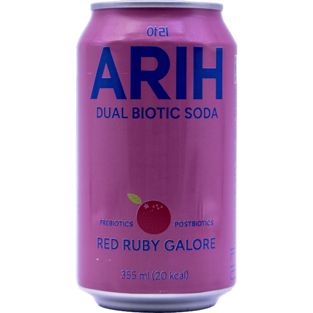 hy 아리 듀얼 바이오틱 소다 레드 루비 갈로어 355mL