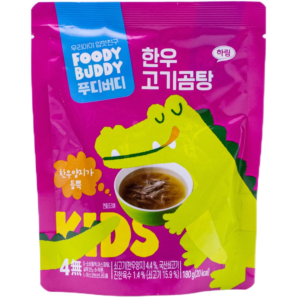 하림 푸디버디 한우 고기곰탕 180g